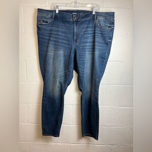 Old Navy Plus Size Woman’s Casual Pop Icon Skinny Chic Denim Mid-Rise Jeans 24